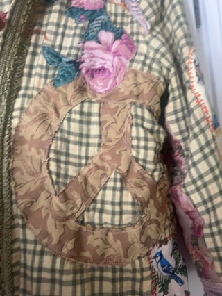 Reversible patchwork jacket