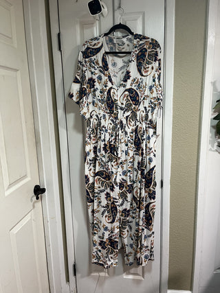 New with Tags Women's Size 3X Paisley Dress RCD|119491