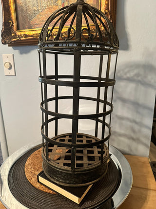 Bird Cage Iron 22" Tall Décor* MTS