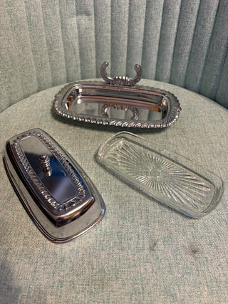 Irvinware Butter Dish - RSV (3 pcs)