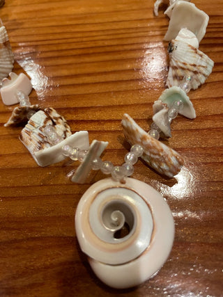 Multi Shell and Bead Necklace ~MTS|66715