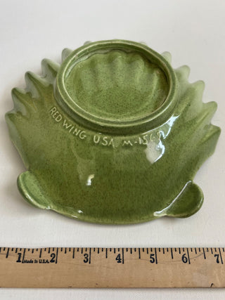 Vintage green shell bowl