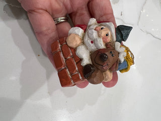 EW Santa Chimney Ornament MTS|140043