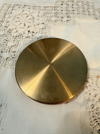 Vintage Compact Round Etched RSV
