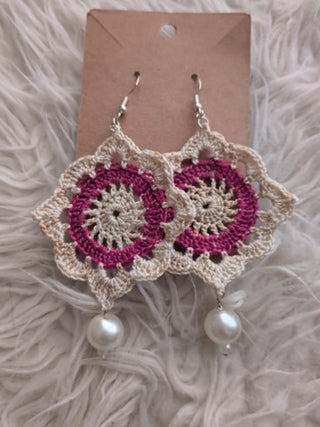 Crochet earring fancy Granny Sofia