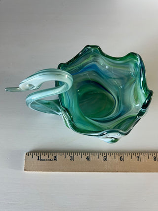 Vintage Sooner glass swan RSV