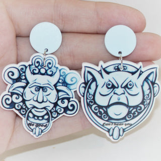 Labyrinth door knocker Earrings|53775