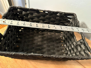 Basket Black Nylon Weave MTS|126026