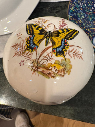 Butterfly Trinket Dish with Lid