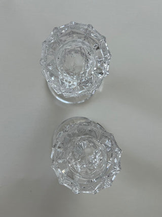 Crystal bird candlesticks|72051