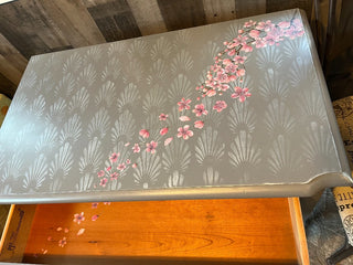 Gray/Silver  Cherry Blossom UpCycled Thomasville Buffet RSV|143770