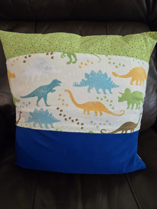 16x16 Reading Pillow "Ten Little Dinosaurs"  RCD