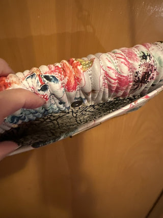 Floral print purse w/chain combo strap  #SM|97219