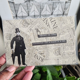 50% OFF - Snarky Victorian Gent Postcard/Art - Landscape