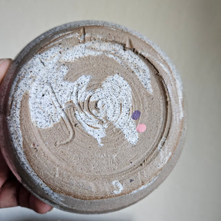 SALE - Studio Pottery - Speckled Stoneware Orb
