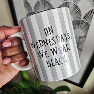 SALE - Wednesday Addams - On Wed. We Wear Black Mug