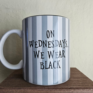 SALE - Wednesday Addams - On Wed. We Wear Black Mug