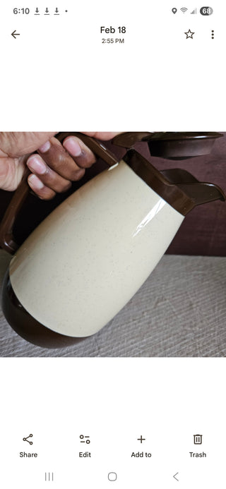 SALE - Vintage Thermo-Serv Insulated Coffee Carafe