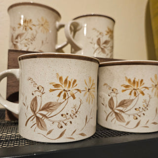 30% OFF MUG SALE - Vintage Sandsprite Mugs - Set of 4
