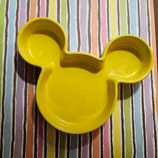 Disney - Yellow Ceramic Mickey Ear Dish