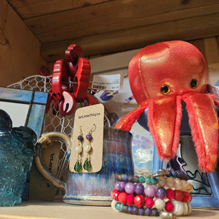 SALE - Titanium Orange Octopus 9" Plushie