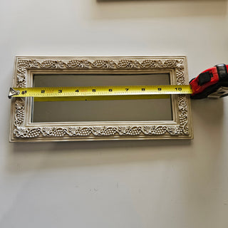 White Grapes Framed Mirror