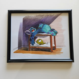 25% OFF - Disney - Monsters Inc. - Framed Print Artwork
