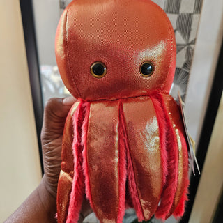SALE - Titanium Orange Octopus 9" Plushie