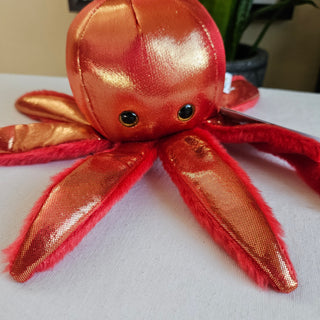 SALE - Titanium Orange Octopus 9" Plushie