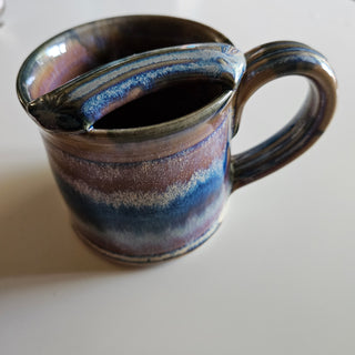 SALE - Studio Pottery - Beachy Glazed  Mug