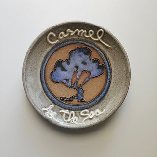 Studio Pottery - Carmel by the Sea - Ceramic Hanging Plate