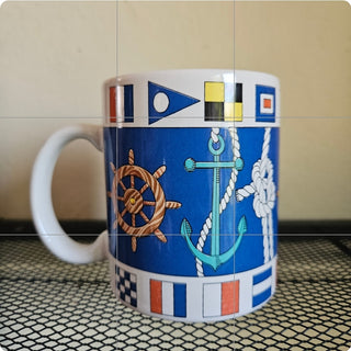 SALE - Vintage Otagiri Nautical Mug