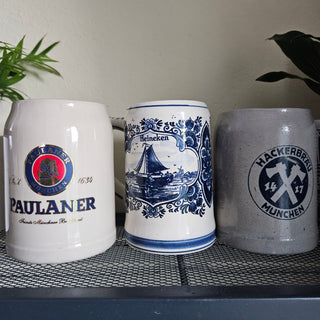 Vintage Blue Delft - Heineken Beer Stein
