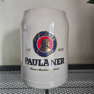 $4 OFF - Vintage Paulaner Glazed Beer Stein