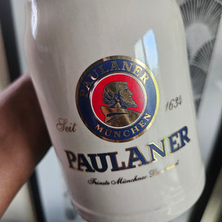 $4 OFF - Vintage Paulaner Glazed Beer Stein