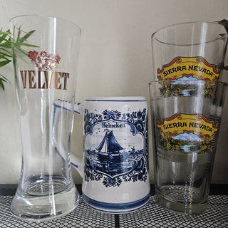 Vintage Blue Delft - Heineken Beer Stein