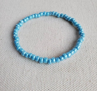 SALE - bri.craftique - Luxe Blue Seed Beaded Bracelet