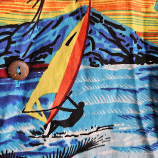 SALE - Boy's - Aloha Cabana Set - Dolphin Sunset Blue (Size 2)