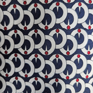 30% OFF  Men's - Stafford Blue/White/Red Geometric Necktie