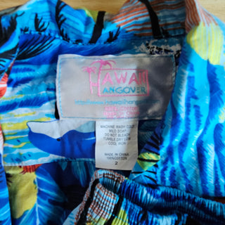 SALE - Boy's - Aloha Cabana Set - Dolphin Sunset Blue (Size 2)