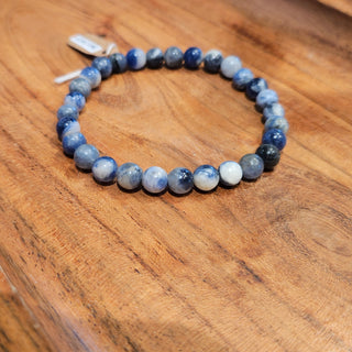 SALE - bri.craftique - Sodalite 6mm Beaded Bracelet