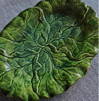30% OFF - Studio Pottery - Oval Lettuce Plate