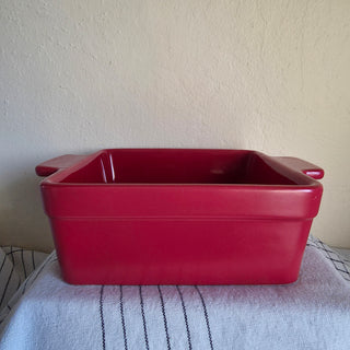 30% Off - Red Square Ceramic Dish