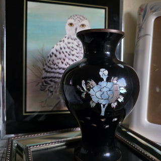 #68 ART SALE - Vtg. Snowy Owl Chrome Framed Print