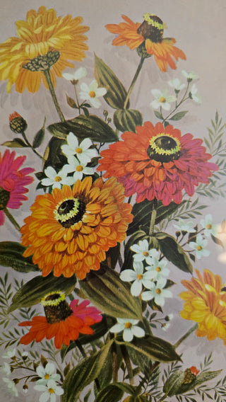 VTG 70's Robert Laessig  Flower Framed Art