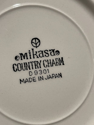 Vtg Mikasa Country Charm Cornsilk Cup/ Saucer Set--SP RCD