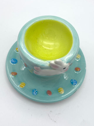 Ceramic Egg Cup with Bunny RSV|59538