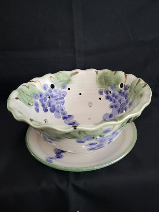 10" dia. x 4-1/2" Tall Clouds Folsom Berry Bowl & Saucer RCD
