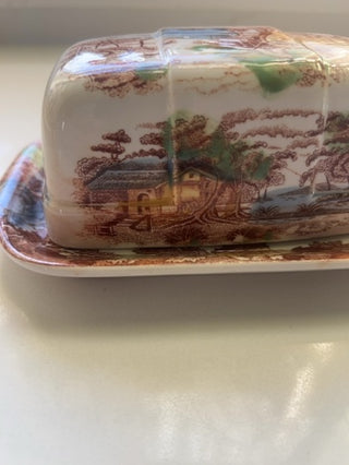 Vintage Nasco Covered Butter Dish