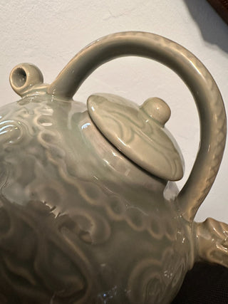 Teapot Green Dragon Porcelain MTS